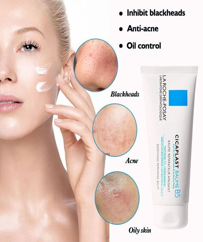 La Roche Posay Cicaplast Balm Vitamin B5 Soothing Therapeutic Cream for Dry Skin and Irritated Skin