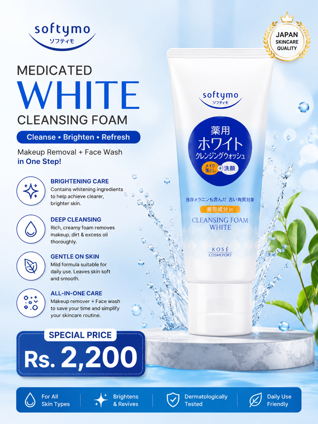 Softymo Medicated White Cleansing Foam ?