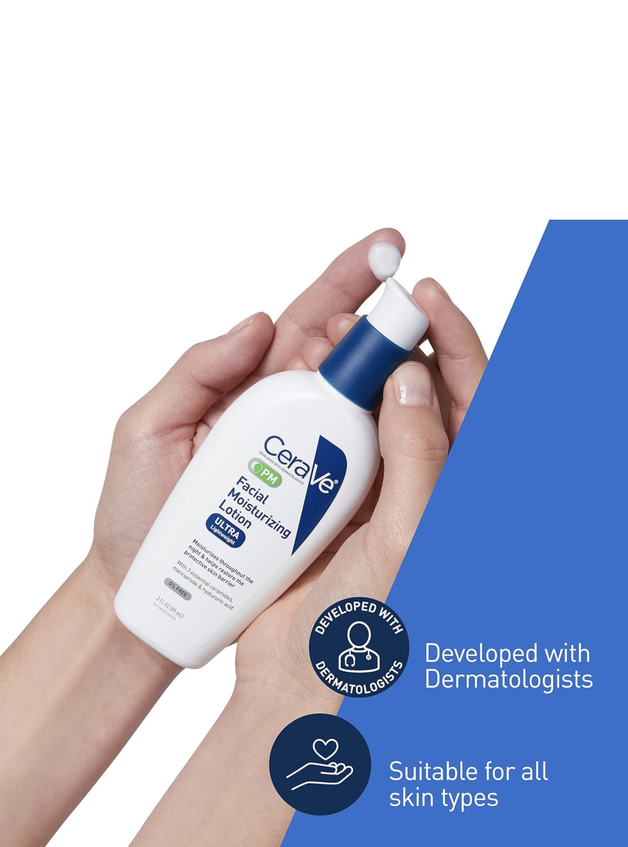 Cerave Pm facial lotion 89ml (Night time)