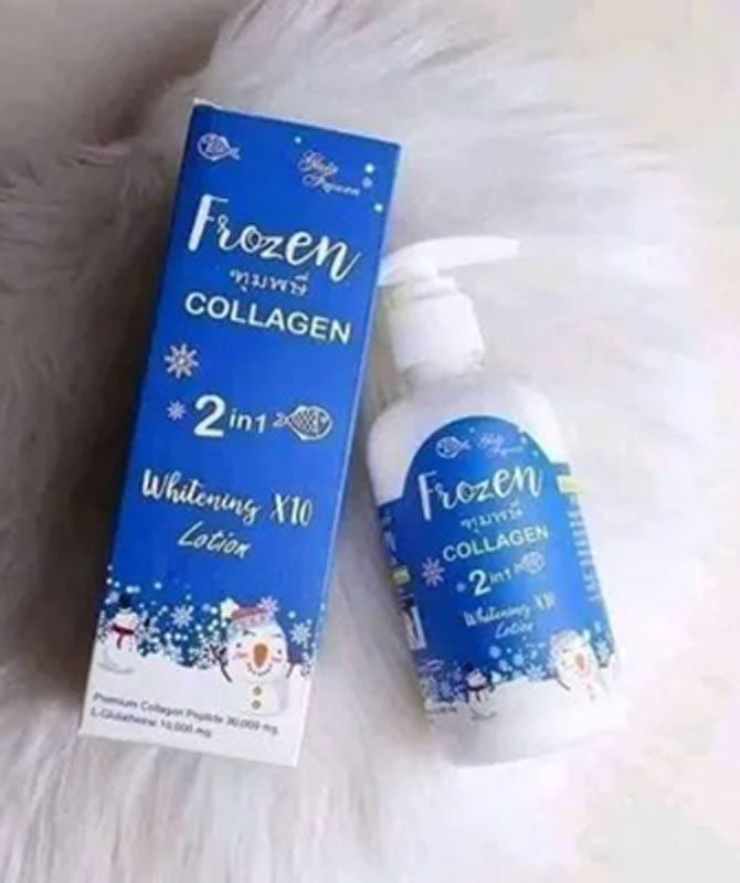 Frozen Brand Whitening Collegen 2 in 1 Body Lotion