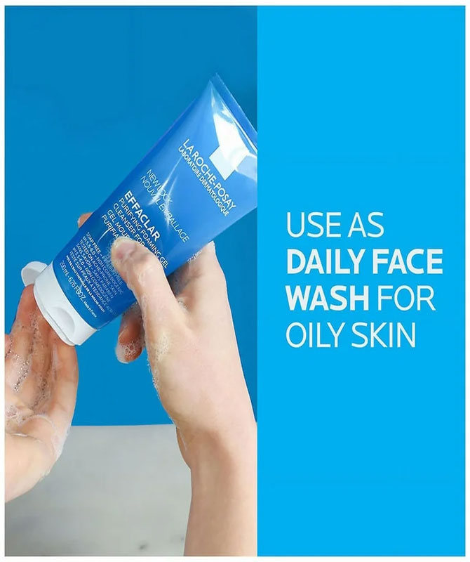 La Roche Posay Effaclar Purifying Foaming Gel Face Cleanser 200ml