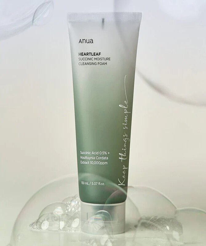 Anua Heartleaf Succinic Moisture Cleansing Foam 150ml (special offer)