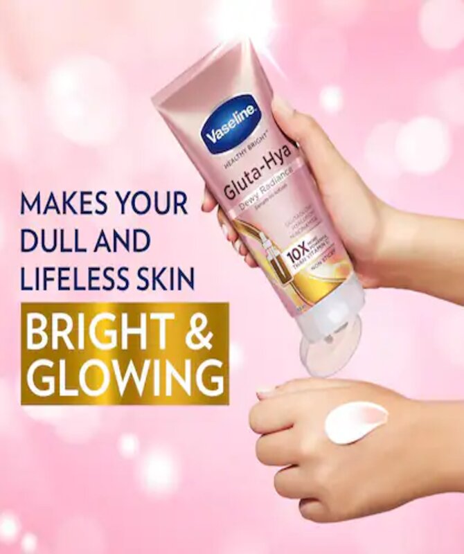 Vaseline Gluta - Hya Dewy Radiance Serum Burst Body Lotion 330ml