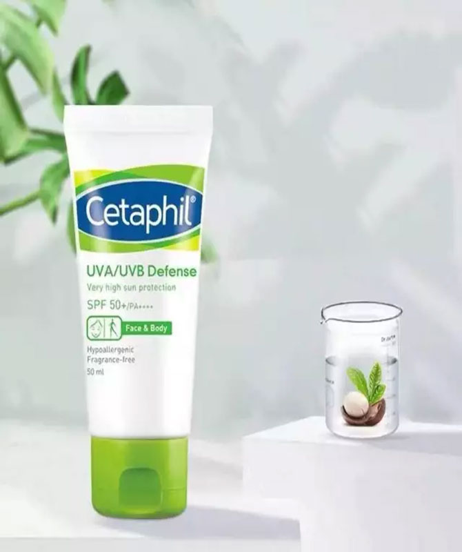 Cetaphil uva/uvb defense cream spf 50+ sunblock 50ml