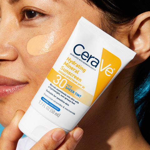 CeraVe Hydrating Mineral Sunscreen with Sheer Tint